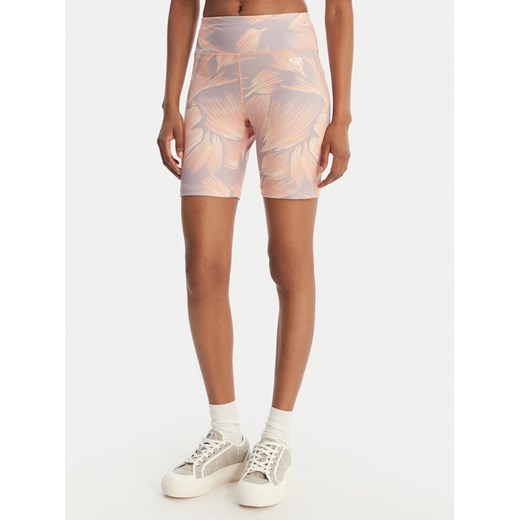 Roxy Kolarki Everyday Flow ERJNS03606 Różowy Slim Fit ze sklepu MODIVO w kategorii Szorty - zdjęcie 189314323