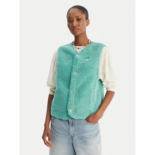 Roxy Bezrękawnik Iconic Twon Vest ERJPF03235 Zielony Regular Fit ze sklepu MODIVO w kategorii Kamizelki damskie - zdjęcie 189318622