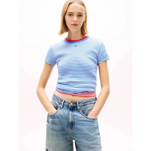 Tommy Jeans T-shirt | Slim Fit ze sklepu Gomez Fashion Store w kategorii Bluzki damskie - zdjęcie 189321590