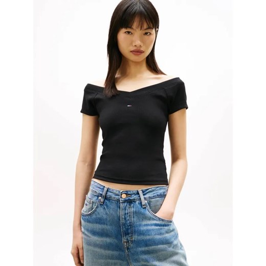 Tommy Jeans Bluzka | Slim Fit ze sklepu Gomez Fashion Store w kategorii Bluzki damskie - zdjęcie 189321603
