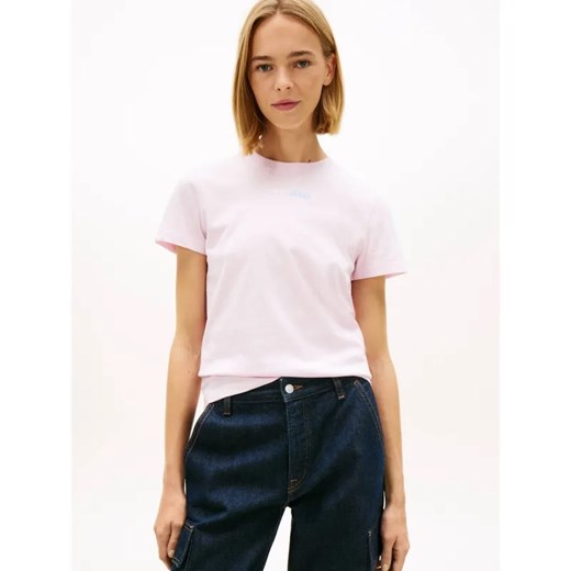 Tommy Jeans T-shirt ESSENTIAL | Regular Fit ze sklepu Gomez Fashion Store w kategorii Bluzki damskie - zdjęcie 189321610