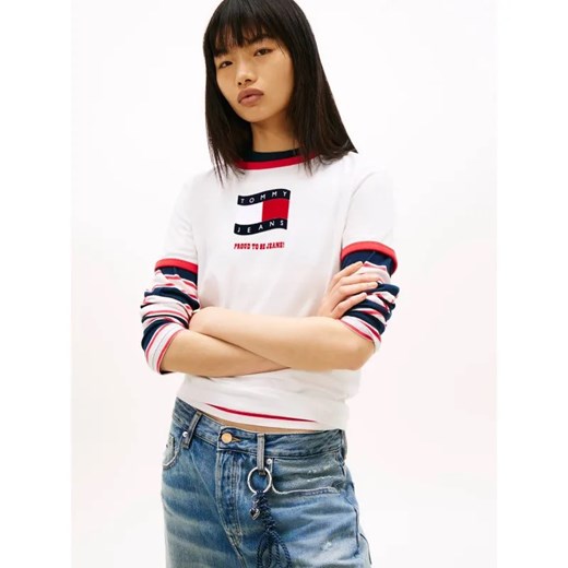 Tommy Jeans T-shirt | Regular Fit ze sklepu Gomez Fashion Store w kategorii Bluzki damskie - zdjęcie 189321613