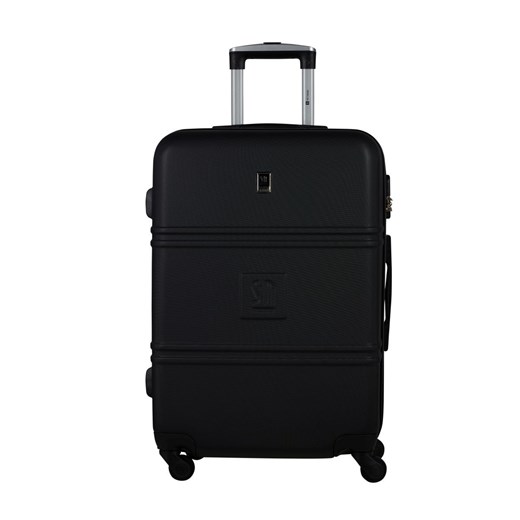 czarna walizka średnia  Art Class Collection 64 cm ze sklepu Słoń Torbalski w kategorii Walizki - zdjęcie 189323601