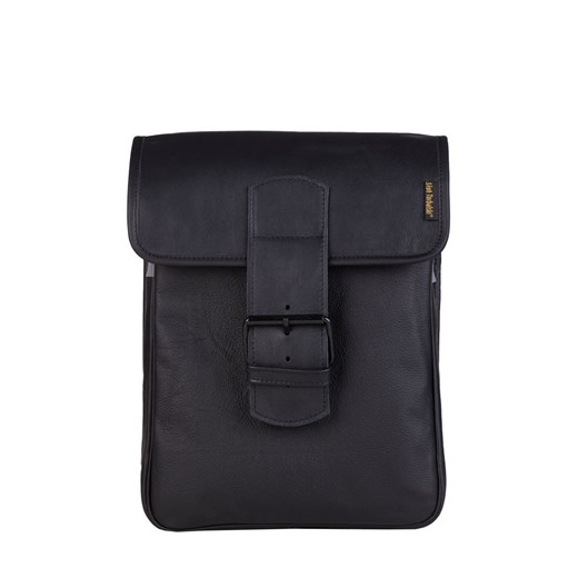 czarna torebka skórzana listonoszka na ramię Lecture ze sklepu Słoń Torbalski w kategorii Listonoszki - zdjęcie 189323722