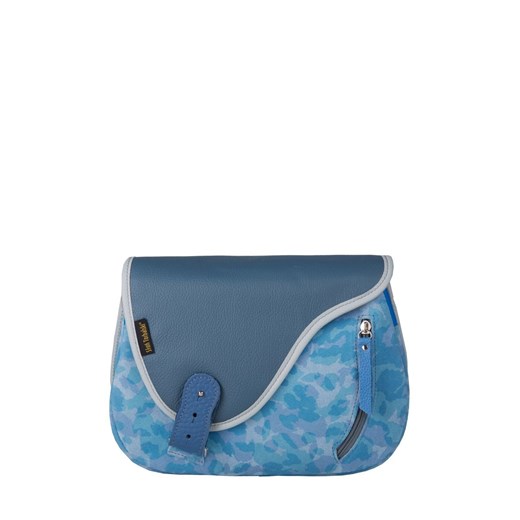 -niebieska torebka damska skórzana Mouse na ramię ze sklepu Słoń Torbalski w kategorii Listonoszki - zdjęcie 189323724