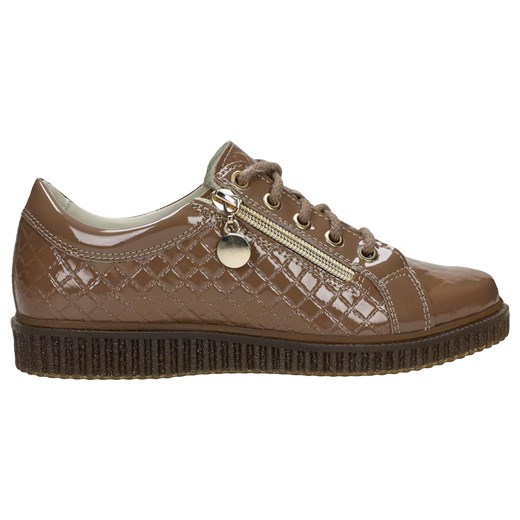 Półbuty Bartek W-98618/Sz/1Hj, Dla Dziewcząt, Kawa Z Mlekiem ze sklepu Wojas w kategorii Trampki dziecięce - zdjęcie 189346962