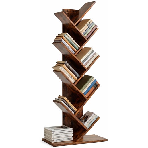 Brązowy Industrialny Regał Drzewko 80X35X100 G5-B93 ze sklepu Edinos.pl w kategorii Regały i witryny - zdjęcie 189365884