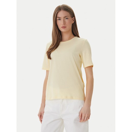 ONLY T-Shirt 15270390 Żółty Regular Fit ze sklepu MODIVO w kategorii Bluzki damskie - zdjęcie 189367113