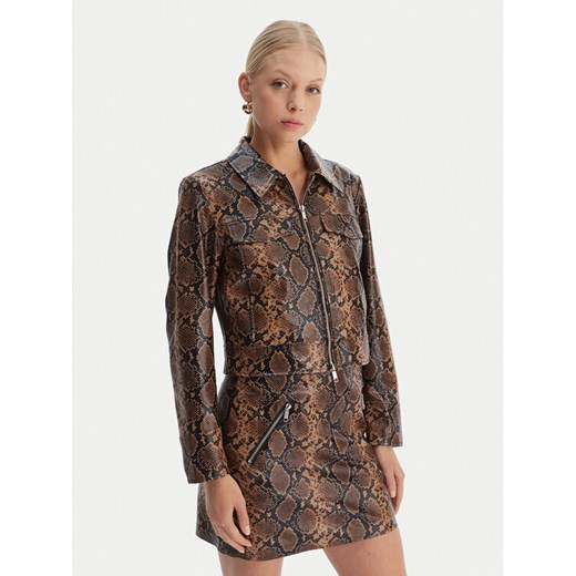 ONLY Kurtka z imitacji skóry Paris 15365492 Brązowy Regular Fit ze sklepu MODIVO w kategorii Kurtki damskie - zdjęcie 189368824