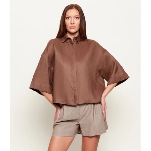 MM Lniana koszula MMLRITO | Relaxed fit ze sklepu Gomez Fashion Store w kategorii Koszule damskie - zdjęcie 189371700