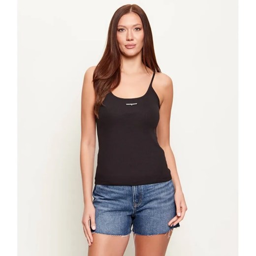 Tommy Jeans Top | Slim Fit ze sklepu Gomez Fashion Store w kategorii Bluzki damskie - zdjęcie 189372772