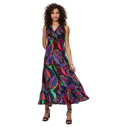 Aller Simplement Sukienka w kolorze czarnym ze wzorem ze sklepu Limango Polska w kategorii Sukienki - zdjęcie 189380602