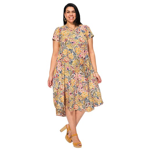 Aller Simplement Sukienka w kolorze beżowym ze sklepu Limango Polska w kategorii Sukienki - zdjęcie 189380883