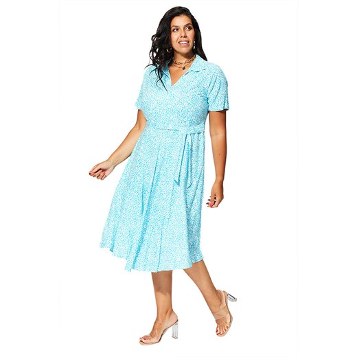 Aller Simplement Sukienka w kolorze błękitno-białym ze sklepu Limango Polska w kategorii Sukienki - zdjęcie 189380893