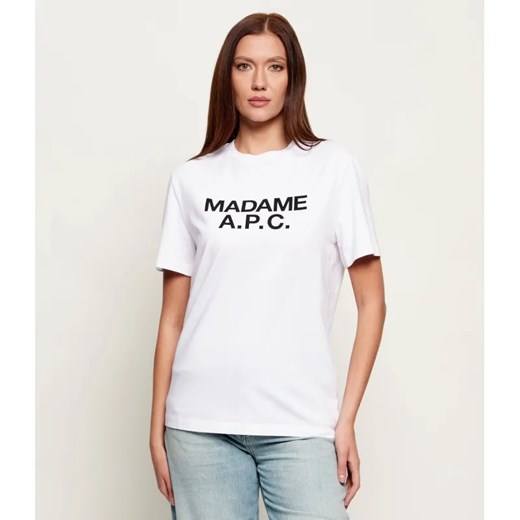 A.P.C. T-shirt Madame | Straight fit ze sklepu Gomez Fashion Store w kategorii Bluzki damskie - zdjęcie 189383711