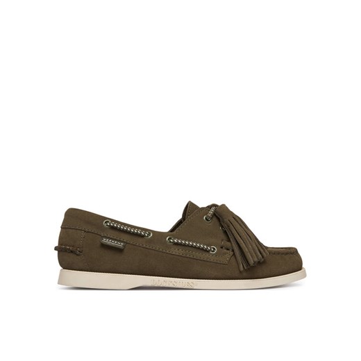 Weekend Max Mara Mokasyny 2615521014670 Khaki ze sklepu MODIVO w kategorii Mokasyny damskie - zdjęcie 189384911