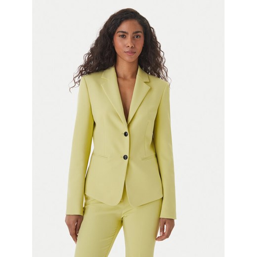 HUGO Marynarka Agonia-1 50539976 Zielony Slim Fit ze sklepu MODIVO w kategorii Marynarki damskie - zdjęcie 189387393