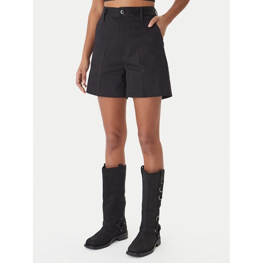 G-Star Raw Szorty materiałowe D29089-5126 Czarny Regular Fit ze sklepu MODIVO w kategorii Szorty - zdjęcie 189387424