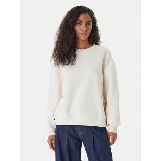 HUGO Bluza Deroxina_9 50561234 Beżowy Regular Fit ze sklepu MODIVO w kategorii Bluzy damskie - zdjęcie 189387524