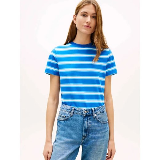 Tommy Hilfiger T-shirt | Regular Fit ze sklepu Gomez Fashion Store w kategorii Bluzki damskie - zdjęcie 189396193