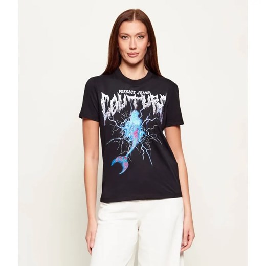 Versace Jeans Couture T-shirt MERMAID | Regular Fit ze sklepu Gomez Fashion Store w kategorii Bluzki damskie - zdjęcie 189396264