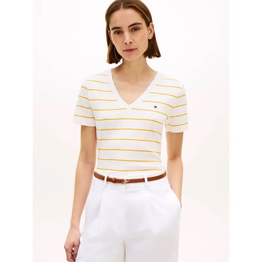 Tommy Hilfiger T-shirt CODY | Slim Fit ze sklepu Gomez Fashion Store w kategorii Bluzki damskie - zdjęcie 189396272