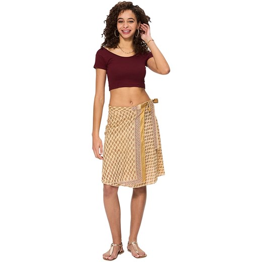 Aller Simplement Spódnica w kolorze beżowym ze sklepu Limango Polska w kategorii Spódnice - zdjęcie 189402313