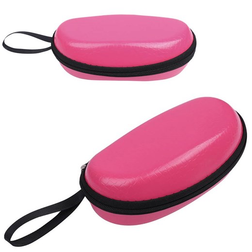 Różowe Etui okularowe futerał na zamek z uchwytem ETC-99C ze sklepu Stylion w kategorii Etui - zdjęcie 189407373