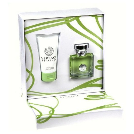 Versace Versense W Zestaw perfum Edt 30ml + 50ml Balsam e-glamour zielony balsamy