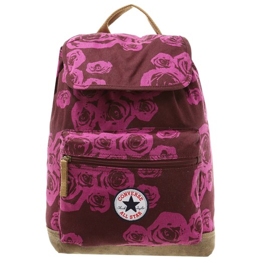 Converse Plecak deep bordeaux/sand dune zalando czerwony abstrakcyjne wzory