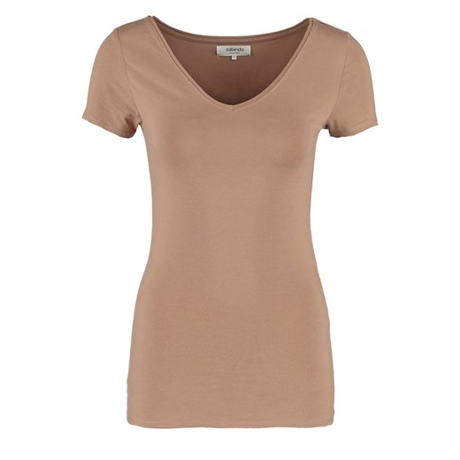 Zalando Essentials Tshirt basic light brown zalando rozowy bawełna