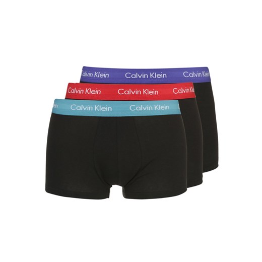Calvin Klein Underwear 3 PACK Panty black zalando czarny abstrakcyjne wzory