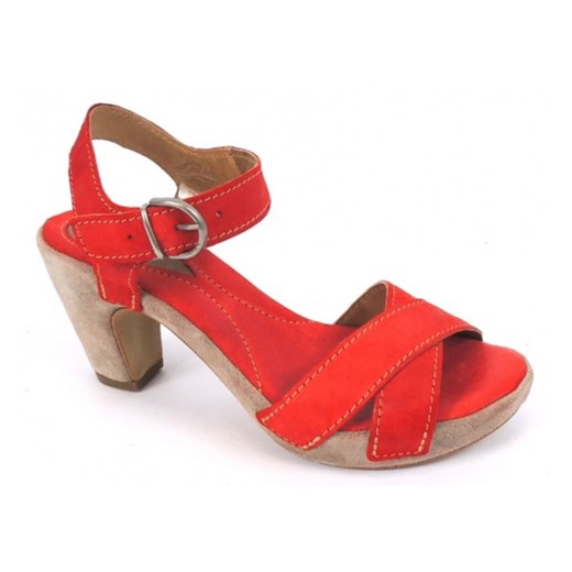 Sandały  1960297D intershoe czerwony sandały