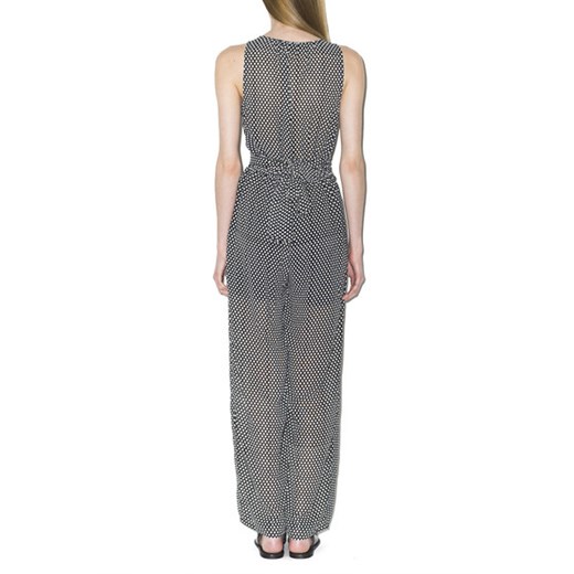 Black Patterned Sheer Jumpsuit tally-weijl  