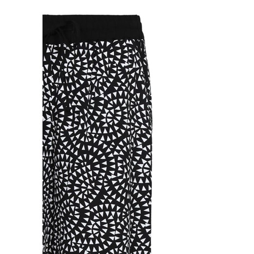 Monochrome Patterned Loose Flare Trousers tally-weijl szary 