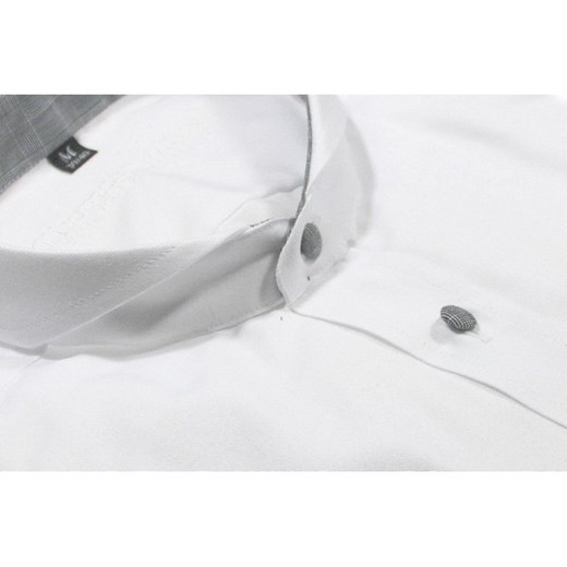 Biała koszula z kołnierzykiem extreme cutaway thomas-waxx bialy bawełna
