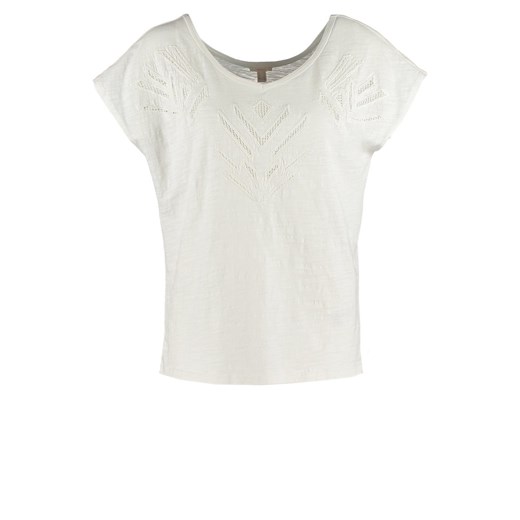 Esprit Tshirt basic off white zalando bezowy bawełna