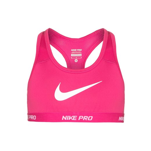 Nike Performance HYPERCOOL Biustonosz sportowy vivid pink/white zalando rozowy abstrakcyjne wzory