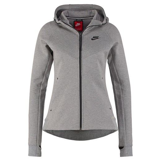 Nike Sportswear TECH FLEECE FULLZIP HOODIE Kurtka z polaru carbon zalando szary bawełna