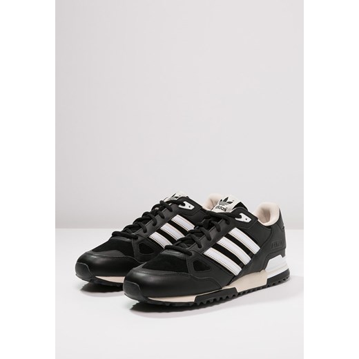 adidas Originals ZX 750 Tenisówki i Trampki core black/white/bone zalando czarny młodzieżowy