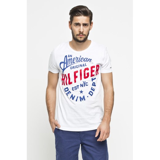 Tshirt - Hilfiger Denim - T-shirt answear-com bialy casual