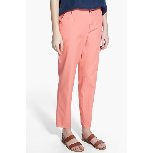 Spodnie damskie - Mango - Spodnie NEWCHIN answear-com rozowy guziki