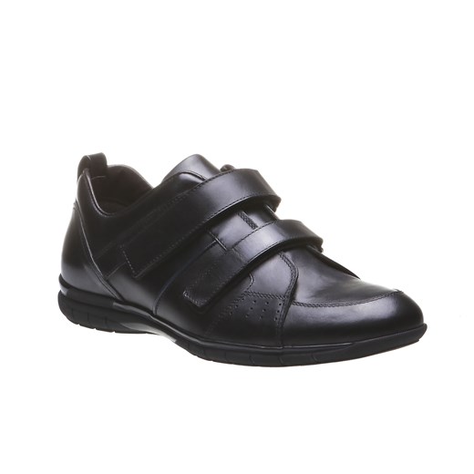 Skórzane buty sportowe bata-pl czarny elegancki