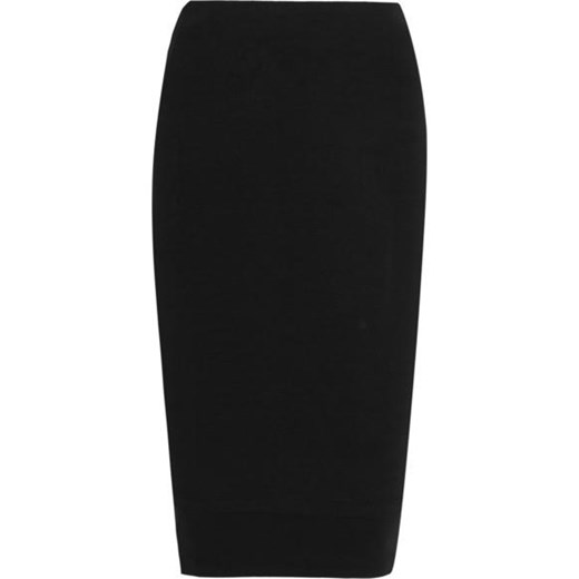 Double-layered stretch-jersey skirt net-a-porter czarny 