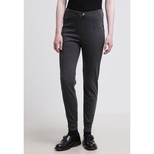 Nümph CAROL Spodnie materiałowe grey zalando czarny Odzież