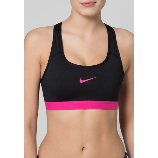Nike Performance PRO CLASSIC Biustonosz sportowy black/hot pink zalando bezowy jesień