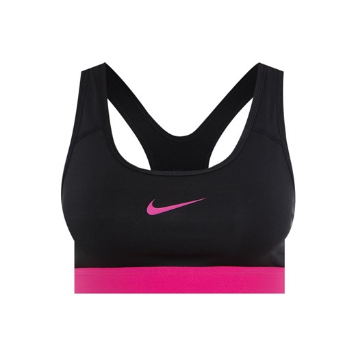 Nike Performance PRO CLASSIC Biustonosz sportowy black/hot pink zalando czarny fitness