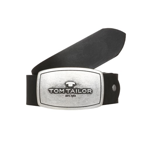 Tom Tailor Pasek black zalando szary abstrakcyjne wzory