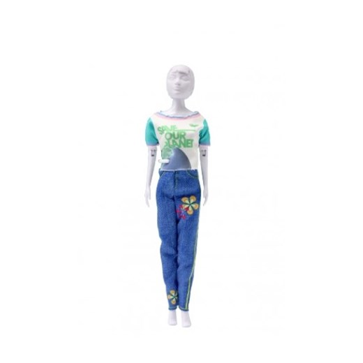 Zestaw do szycia Toppy pastel Dress Your Doll karibooshop-com niebieski minimalistyczny