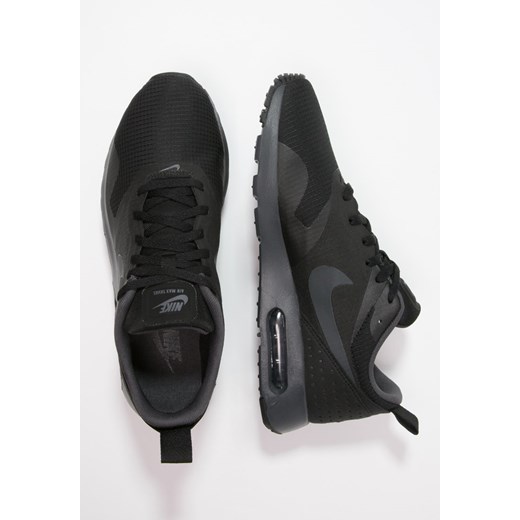 Nike Sportswear AIR MAX TAVAS Tenisówki i Trampki black/anthracite zalando szary bez wzorów/nadruków